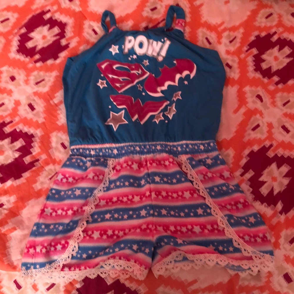 Girls jump suit. Shorts. Spaghetti straps